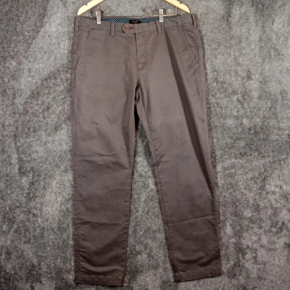 Ted baker London seleb slim fit chinos brown men's pants size 36R - Picture 1 of 6